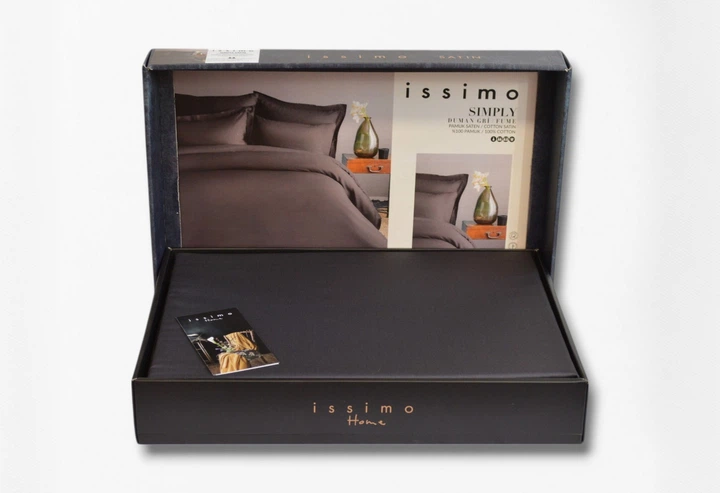 Комплект постельного белья Issimo Simply Satin 200х220 см Fume - изображение 4