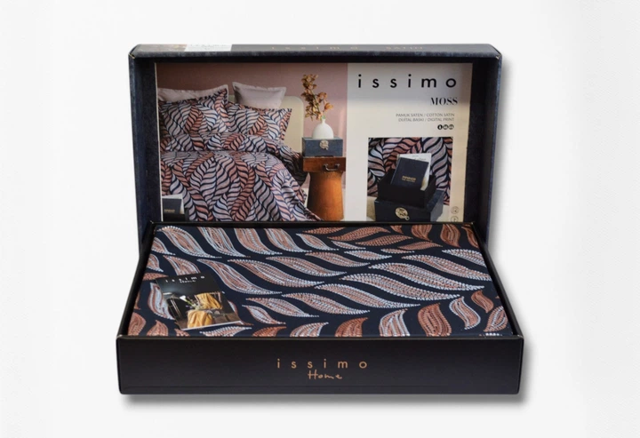 Комплект постельного белья Issimo Digital Satin 200х220 см Moss - изображение 7