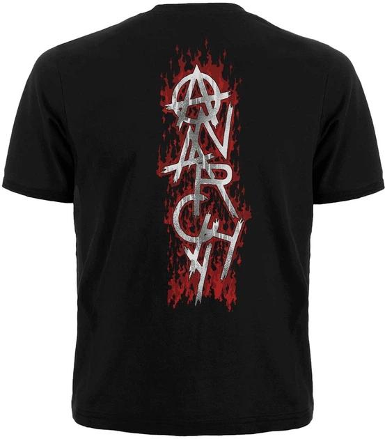 Футболка Череп з ірокезом - Anarchy (булавки), Розмір XL - зображення 2