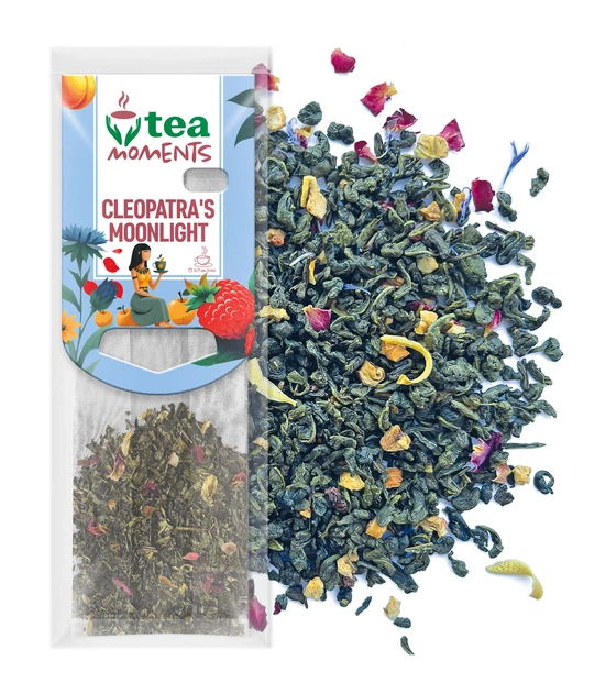 Чай Tea Moments Assorted Green Tea 5 вкусов по 10 кадди-пакетов