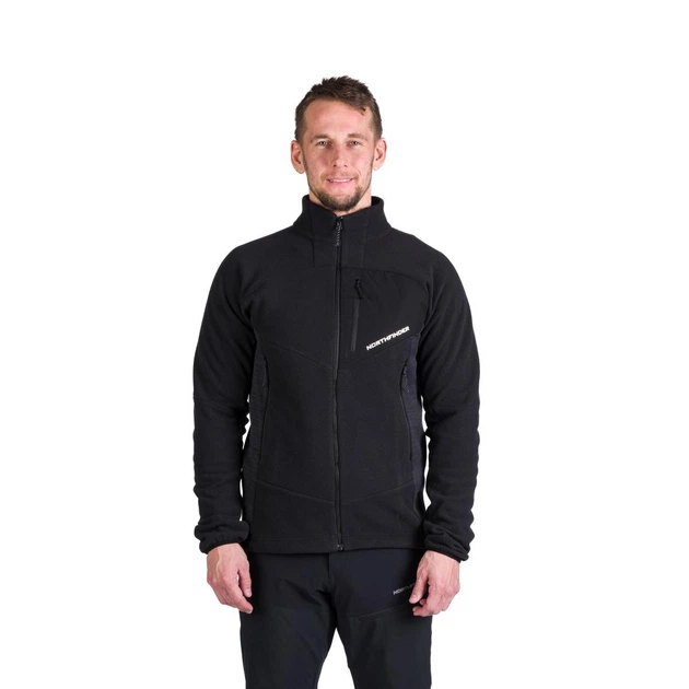 Мужская флисовая куртка Northfinder FULVIO 2XL черный (MI-3840OR) - изображение 3