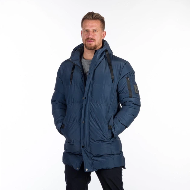 Удлиненная мужская зимняя утепленная куртка DARYL Northfinder синий XL (BU-5158SP) - Фото 6 Удлиненная мужская зимняя утепленная куртка DARYL Northfinder синий XL (BU-5158SP) - изображение 6
