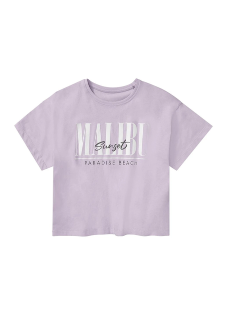К-кт (2шт) футболок для дівчини Pepperts 407499_2207-1 бузкова+біла Malibu 134-140см - зображення 2