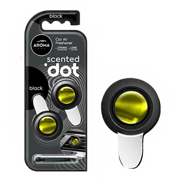 Ароматизатор Aroma Car Double DOT - Black рідкий - Фото 1 Ароматизатор Aroma Car Double DOT - Black рідкий - зображення 1