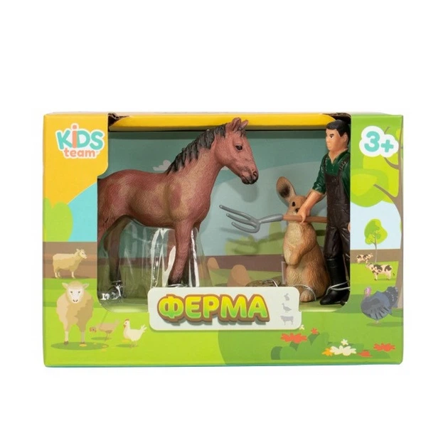 Детский Игрушечный Набор "ферма" Q9899-t1_1 Кролик, Лошадка, Фермер (330171) - изображение 2
