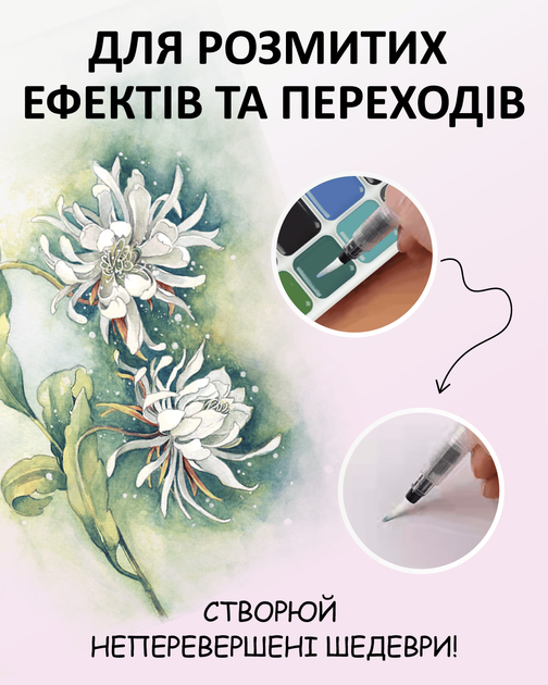Кисть для рисования ZiBi Kids Line c резервуаром для воды (ZB.6945) - изображение 4