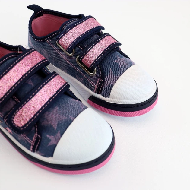 Кеды для девочки Tom.m Синий с розовым (10084d blue-pink (27 (17,5 см)) - изображение 2