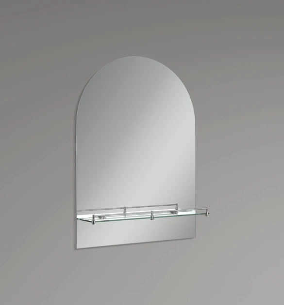 Дзеркало настінне Zerix LAGUNA MRZ03-450x600x110 прямокутне з дугоподібним верxом та полицею (ZX562 ( 11488 ) - изображение 7