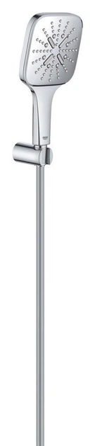 Душовий набір з тримачем, 3 режими струменю Grohe Rainshower SmartActive (26589000), хром, сталь, зі шлангом та тримачем - изображение 7