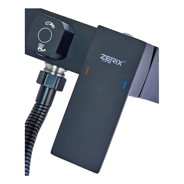 Змішувач для ванни Zerix KUB-008 (Euro) Black з нерж. сталі SUS304 (кол. чорний) (ZX4851) ( 20258 ) - Фото 2 Змішувач для ванни Zerix KUB-008 (Euro) Black з нерж. сталі SUS304 (кол. чорний) (ZX4851) ( 20258 ) - зображення 2
