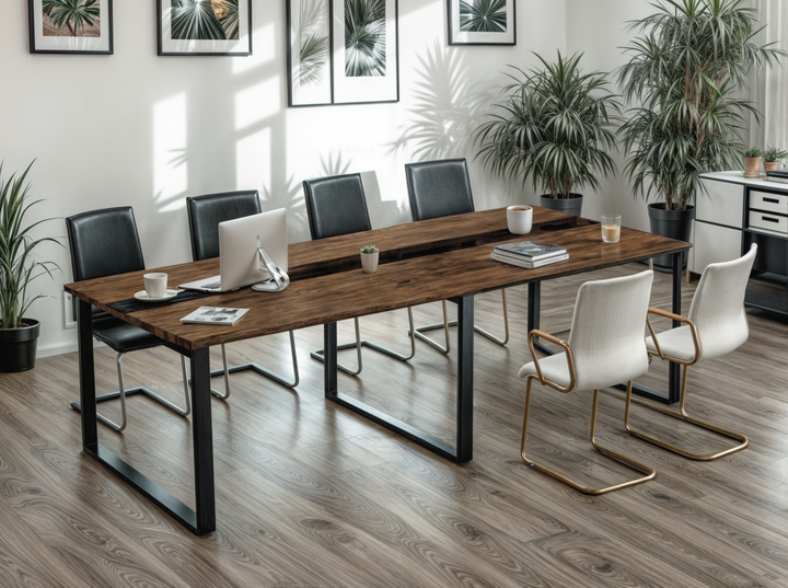 Стіл для переговорів Tobi Sho LOFT Volcano КСЛВ/2/18 стільниця 18 мм, 2700х1100х750 Фаєрвуд - зображення 3
