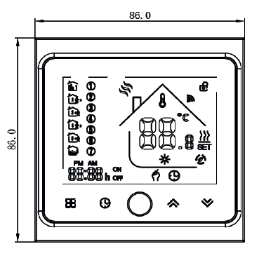 Термостат с ZigBee управлением Tervix Pro Line для газового/электрического котла (117340) - изображение 2