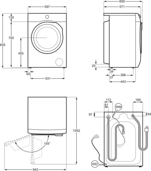 Прально-сушильна машина ELECTROLUX EW7W4492U - Фото 4 Прально-сушильна машина ELECTROLUX EW7W4492U - изображение 4