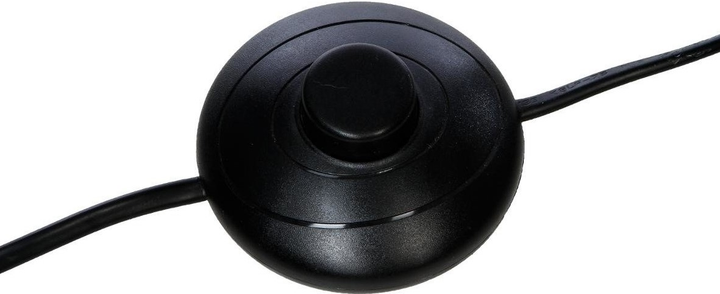 Drewniana lampa podłogowa Atmosphera z abażurem Runa 145 cm Czarna (3560239428619) - obraz 3