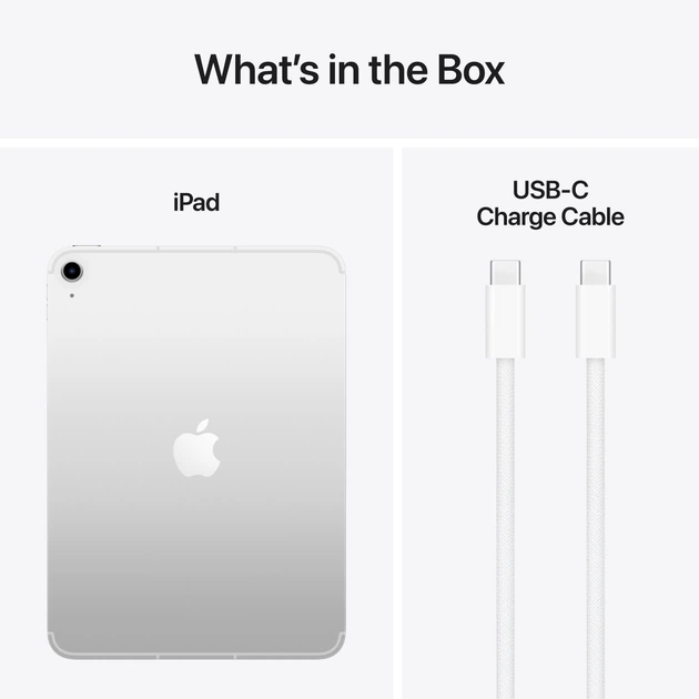 Планшет Apple iPad 11" 2025 Wi-Fi + Cellular 128GB Silver (MD7F4) - зображення 8