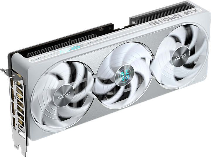 Karta graficznaGigabyte PCI-Ex GeForce RTX 5080 Aero OC SFF 16GB GDDR7 (256bit) (2730/30000) (HDMI, 3 x DisplayPort) (GV-N5080AERO OC-16GD) - obraz 3