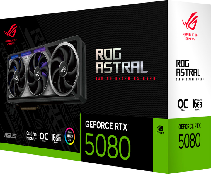 Karta graficzna ASUS PCI-Ex GeForce RTX 5080 ROG Astral OC Edition 16GB GDDR7 (256bit) (2 x HDMI, 3 x DisplayPort) (ROG-ASTRAL-RTX5080-O16G-GAMING) - obraz 14