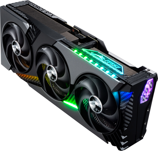 Karta graficzna MSI PCI-Ex GeForce RTX 5090 Vanguard SOC Launch Edition 32GB GDDR7 (512bit) (2527/28000) (HDMI, 3 x DisplayPort) (RTX 5090 32G VANGUARD SOC LAUNCH EDITION) - obraz 4