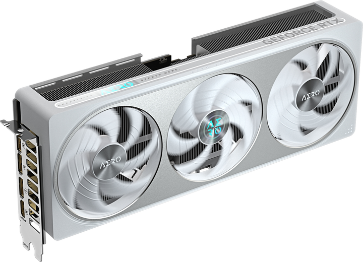 Karta graficzna Gigabyte PCI-Ex GeForce RTX 5070 Aero OC 12GB GDDR7 (192bit) (28000) (HDMI, 3 x DisplayPort) (GV-N5070AERO OC-12GD) - obraz 3