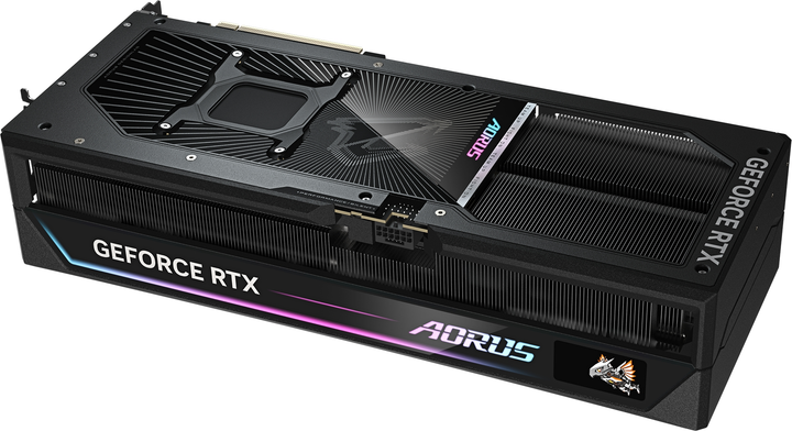 Karta graficzna Gigabyte PCI-Ex GeForce RTX 5090 Aorus Master 32GB GDDR7 (512bit) (2655/28000) (HDMI, 3 x DisplayPort) (GV-N5090AORUS M-32GD) - obraz 8