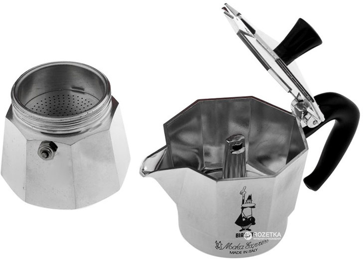 Kawiarka Bialetti Moka Express na 9 filizanek 420 ml Srebrny (990001165) (955555907099814) - Outlet - obraz 3