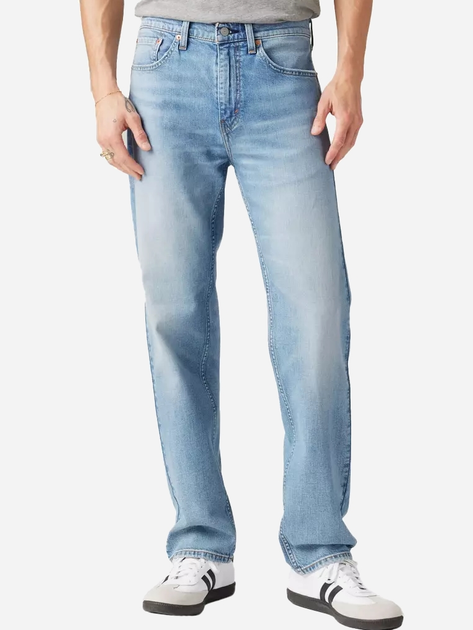 Jeansy regular fit męskie Levi's 505 Regular Hole In The Wall 00505-2922 W31L32 Błękitne (5401157416112) - obraz 1