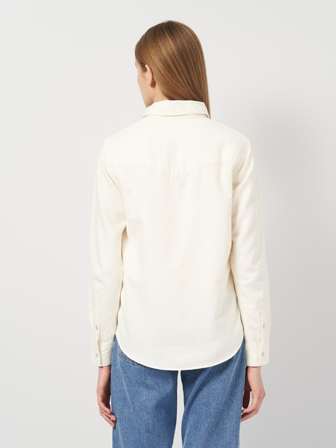 Сорочка бавовняна жіноча Levi's Iconic Western Crew 4 16786-0014 M Біла (5401105473815) - зображення 2