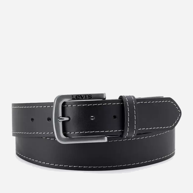 Ремінь чоловічий шкіряний Levi's Loire 000I6-0000 110 см Чорний (7626725770030) - зображення 1
