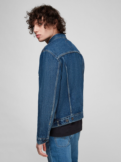 Kurtka jeansowa męska Levi's The Trucker Jacket Broadway Terrace Tru 72334-0573 2XL Niebieska (5400970991059) - obraz 2