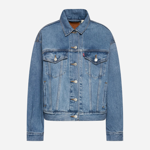 Kurtka jeansowa damska Levi's 90S Trucker Soft As Butter Mid A1743-0004 L Błękitna (5400970984242) - obraz 6