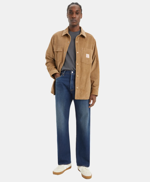 Jeansy regular fit męskie Levi's 501 Its Time To Go St 00501-3604 33-32 Granatowe (5401157413128) - obraz 3