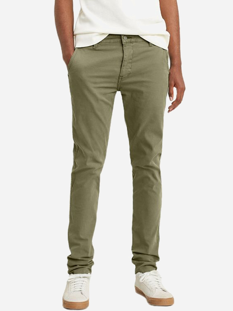 Jeansy slim fit męskie Levi's Xx Chino Slim Ii 17199-0001 W30L32 Khaki (5400816978329) - obraz 1