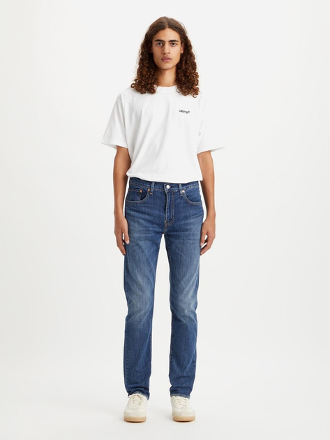 Jeansy regular fit męskie Levi's 502 Taper Shitake 29507-1353 32-34 Niebieskie (5401105368715) - obraz 3