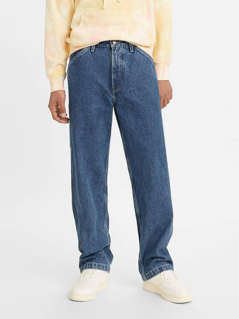 Jeansy męskie szerokie nogawki Levi's 568 Loose Strt Carpenter Safe In Charm 55849-0033 W30L32 Niebieskie (5401105646851) - obraz 1