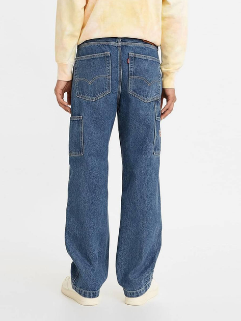 Jeansy męskie szerokie nogawki Levi's 568 Loose Strt Carpenter Safe In Charm 55849-0033 W32L34 Niebieskie (5401105647117) - obraz 2