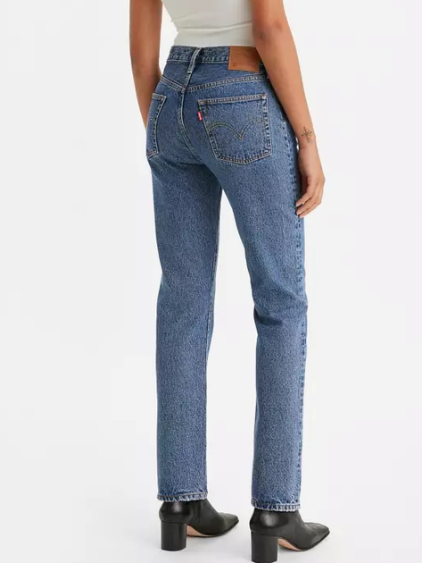 Jeansy regular fit damskie Levi's 501 Jeans For Women Shout Out Stone 12501-0438 W24L30 Niebieskie (5401105688813) - obraz 2