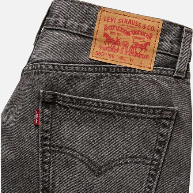 Джинси Regular Fit чоловічі Levi's 555 Relaxed Straight Cheers To That A7223-0000 33-34 Сірі (5401187132556) - зображення 7