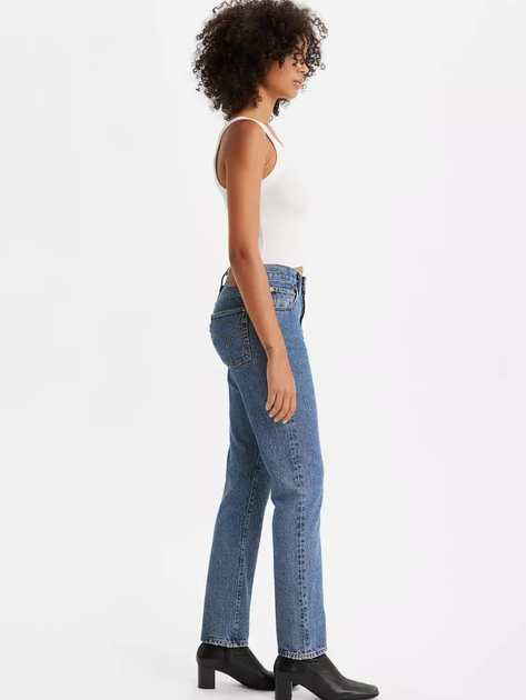 Джинси Regular Fit жіночі Levi's 501 Jeans For Women Shout Out Stone 12501-0438 26-30 Сині (5401105688851) - зображення 5