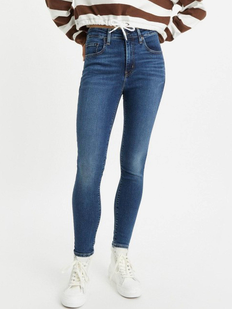 Jeansy skinny damskie Levi's 721 High Rise Skinny 18882-0594 W24L28 Niebieskie (5401105531560) - obraz 1