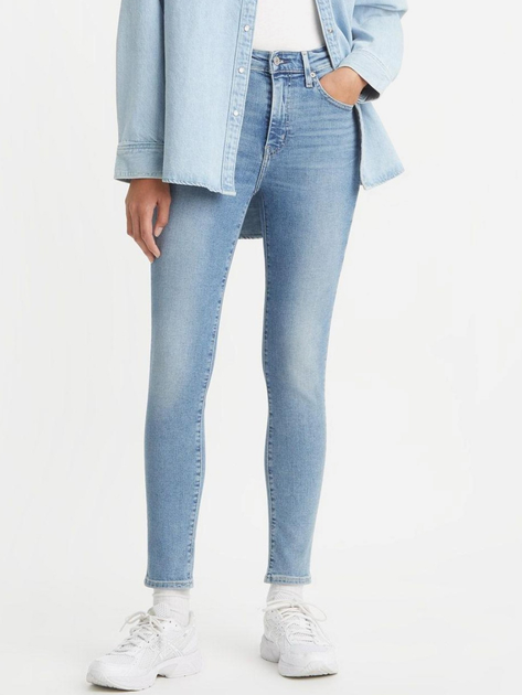 Джинси Skinny жіночі Levi's 721 High Rise Skinny 18882-0601 W25L30 Блакитні (5401105543419) - зображення 1