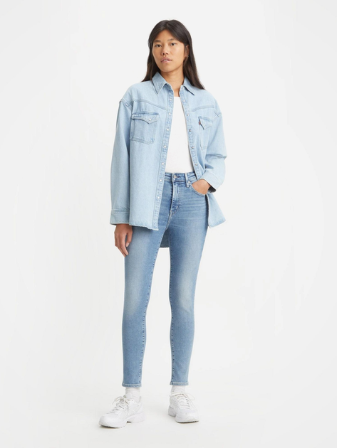 Джинси Skinny жіночі Levi's 721 High Rise Skinny 18882-0601 29-32 Блакитні (5401105543617) - зображення 3