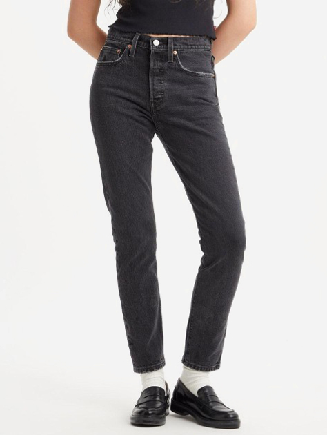 Jeansy skinny damskie Levi's 501 Skinny Off Topic 29502-0227 W26L28 Czarne (5401043581139) - obraz 1