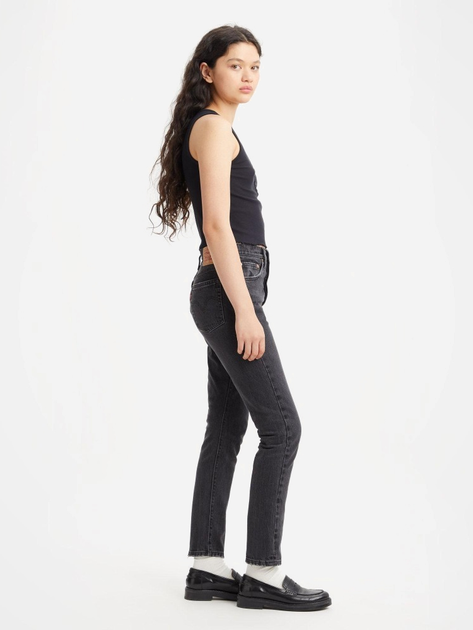 Jeansy skinny damskie Levi's 501 Skinny Off Topic 29502-0227 27-30 Czarne (5401043498475) - obraz 5