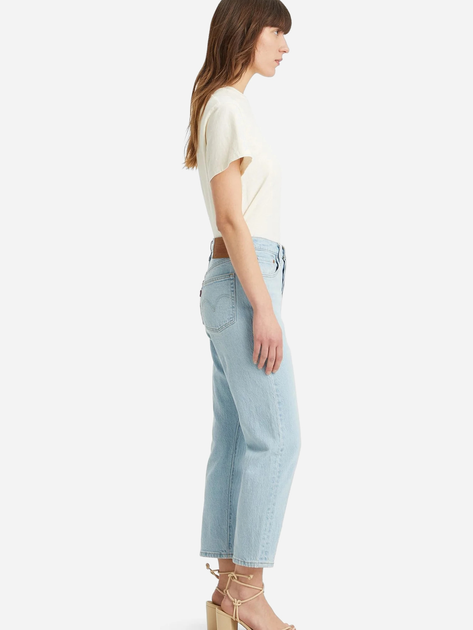 Jeansy regular fit damskie Levi's 501 Crop Wow Me Over 36200-0326 24-28 Błękitne (5401157239285) - obraz 4