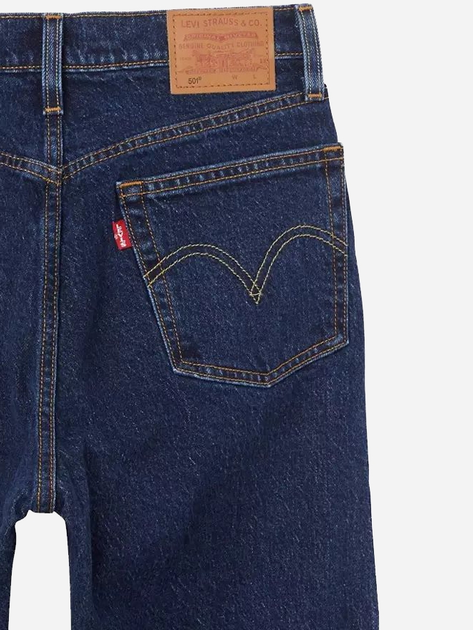 Jeansy regular fit damskie Levi's 501 Crop Salsa Stonewash 36200-0179 27-26 Niebieskie (5400970218514) - obraz 8