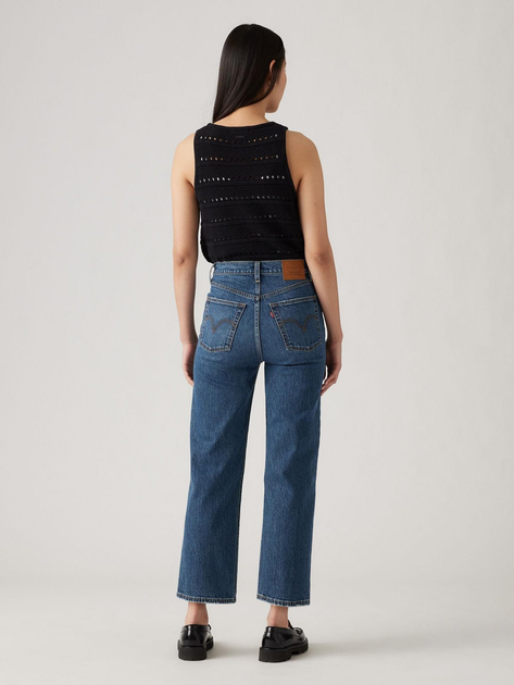 Jeansy regular fit damskie Levi's Ribcage Straight Ankle My Honor No Dx 72693-0218 27-31 Niebieskie (5401157411933) - obraz 4