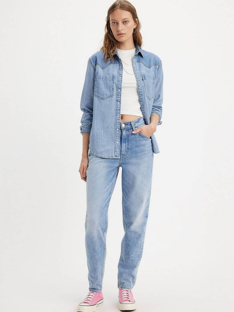 Jeansy mom fit damskie Levi's 80S Mom Jean A3506-0016 26-32 Niebieskie (5401128869169) - obraz 3