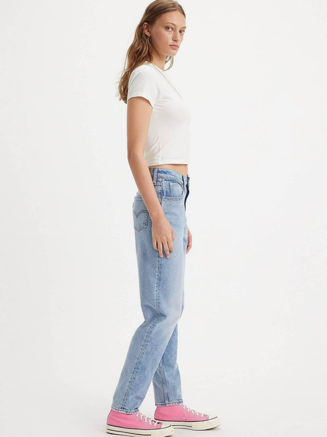 Jeansy mom`s damskie Levi's 80S Mom Jean Hows My Driving A3506-0016 25-32 Błękitne (5401128869138) - obraz 5