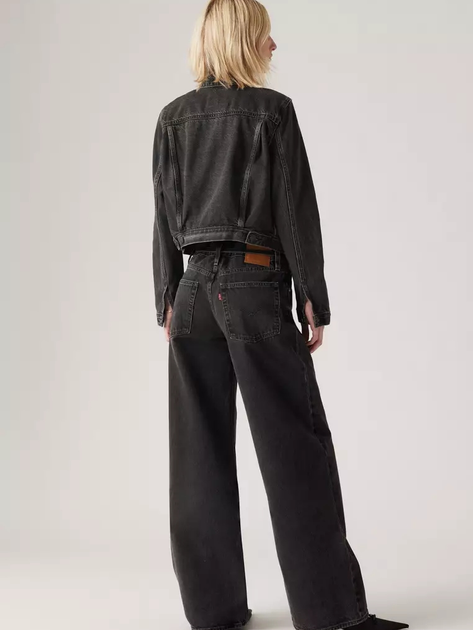 Jeansy damskie Levi's Xl Straight Influential Lady A8701-0003 27-31 Czarne (5401157339886) - obraz 4