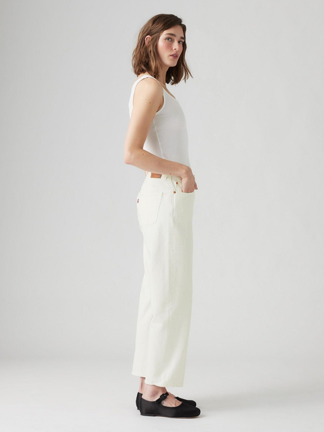 Jeansy regular fit damskie Levi's 501 90S Ankle Blank Slate A9150-0004 24-29 Białe (5401157503843) - obraz 5